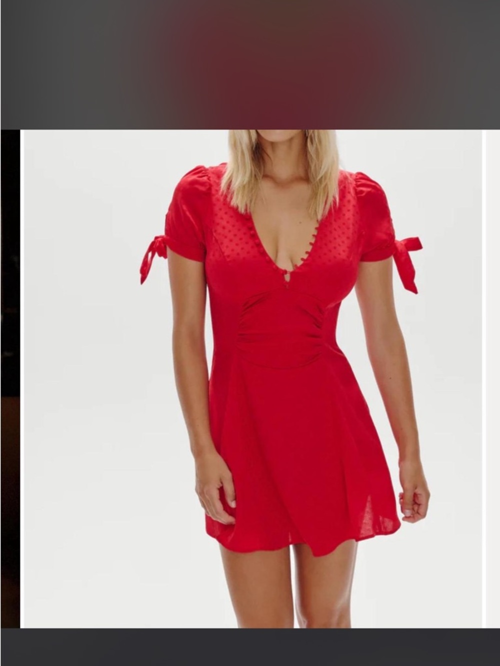 Frankie’s bikinis red dress